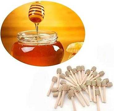Kašike: Drvene kašikice za med – mini “honey dipper” štapići - Materijal — 6