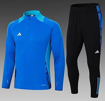 Эркектердин спорттук костюму, Бардык өлчөмдөр, Adidas, Жаңы, түсү - Көк, Өзү алып кетүү, Акысыз жеткирүү, Акылуу жеткирүү