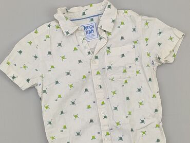 sukienki białe letnie allegro: Shirt 4-5 years, condition - Good, pattern - Print, color - White