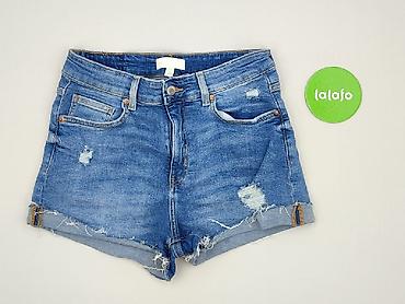 washed jeans: H&M, Szorty damskie, rozmiar M — 2