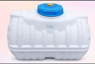 Baklar və çənlər: Şimşek brendinin polietilen su anbarları - Həcm variantları: 750 lt — 58