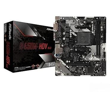 Matične ploče: ASRock B450M-HDV – mATX matična ploča za AMD Ryzen - Soket: AM4 — 5