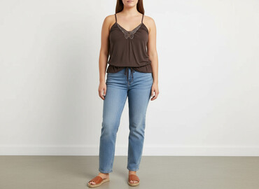 t shirty bicolor: T-shirt damski, rozmiar XL