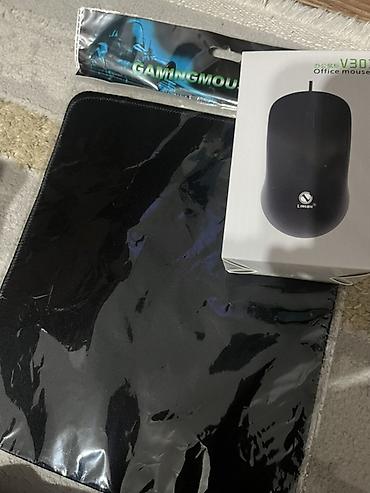 mouse: Проводная оптическая мышь LIMEIDE V301 + коврик для мыши Комплект для — 1