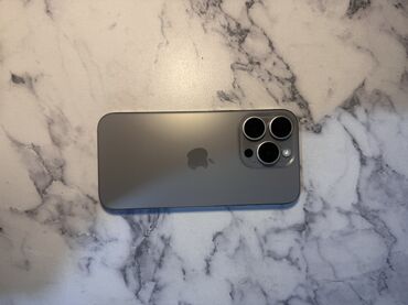 xr iphone цена: IPhone 15 Pro, Колдонулган, 256 ГБ, Natural Titanium, Коргоочу айнек, Каптама, 87 %