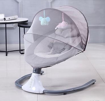 Детские шезлонги: Детский шезлонг, Новый, Электронная, Пластик, цвет - Серый — 1