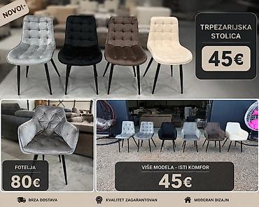 antiques: Trpezarijske stolice i fotelje – moderan dizajn i vrhunski komfor - — 1