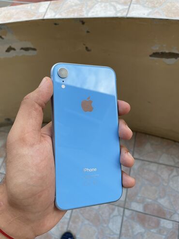 ucuz ikinci el: IPhone Xr, 128 GB, Mavi, Simsiz şarj, Face ID