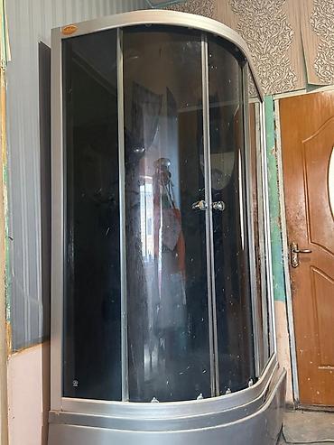 тёплый бассейн: Душевая кабина Полукруглая, Размер: 2 x 120 см, Высота поддона: 20 см,Покрытие: Тонированное — 1