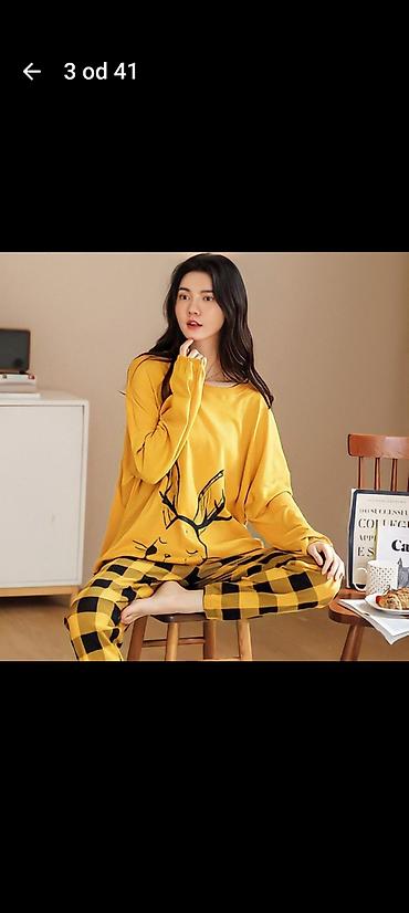 Pidžame: Ženske pidžame – dvodelni kompleti - Gornji deo: dug rukav, udoban — 3