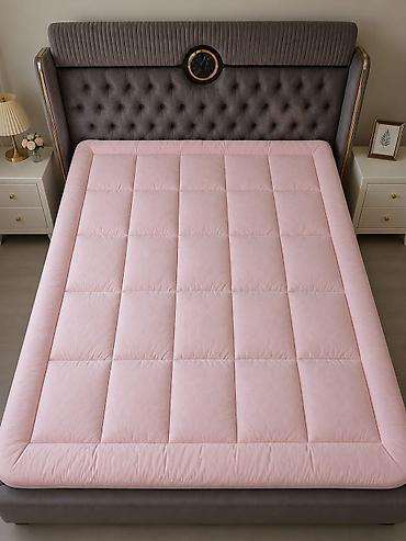 carpayı doşəyi: Yataq üçün yumşaq üstlük (mattress topper) - Rənglər: açıq çəhrayı və — 1