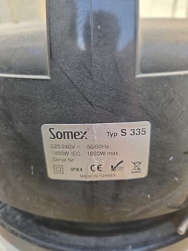 Məişət texnikası: Somex S335 sənaye tipli tozsoran - Model: Somex S335 (etiketdə “Typ S — 5