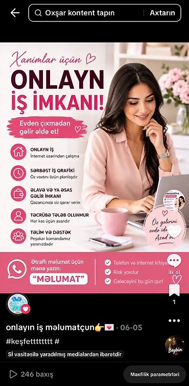 otel temizlik işi: Xanımlar üçün onlayn iş imkanı Evdən çıxmadan gəlir qazanmaq istəyən — 1