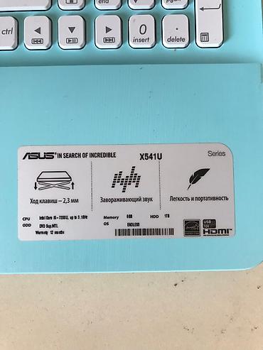 asus manitor: Nootbuk,Core i 5 Asus nootbuku demek olar tezedi 1500 azne — 4