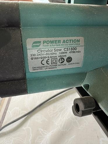 пропил: Дисковая пила Power Action CS1500 - Тип: сетевая циркулярная пила - — 3