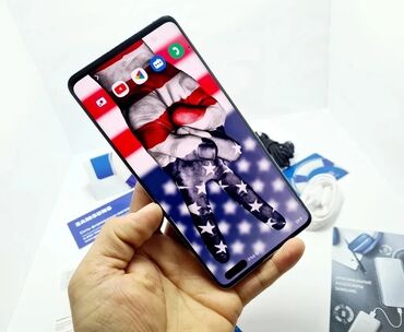 купить сим карту красивый номер: Samsung Galaxy S10 5G, Колдонулган, 512 ГБ, түсү - Кара, 2 SIM, eSIM