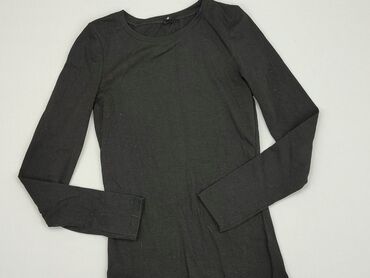 czarne bluzki damskie z długim rękawem: Bluzka Damska, SinSay, XS, stan - Dobry