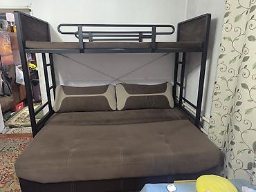 bunk bed: Балдар бөлмөсүнө толук комплект сатылат. 🛏️ Эки кабаттуу кровать — 3