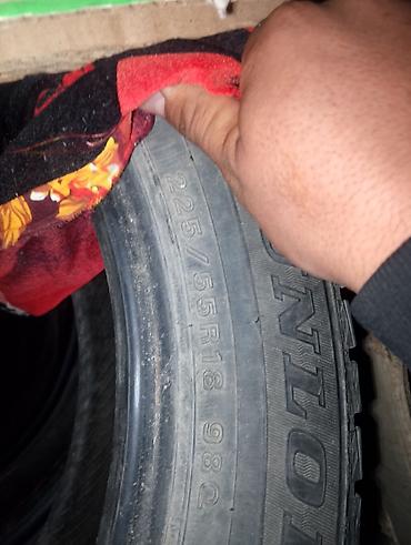 r18 bbs: Комплект колес на дисках. - Шины: Dunlop, размер 225/55 R18, индекс — 2