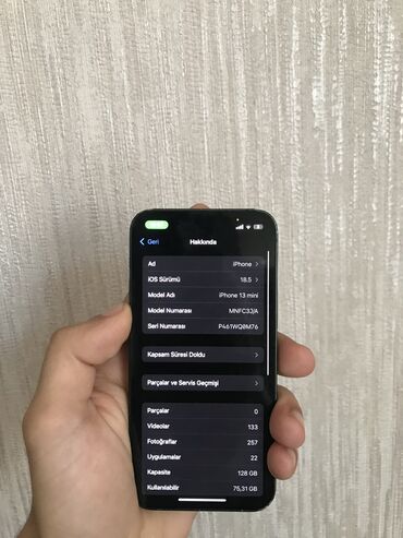 Apple iPhone: IPhone 13 mini, 128 GB, Yaşıl, Face ID — 9