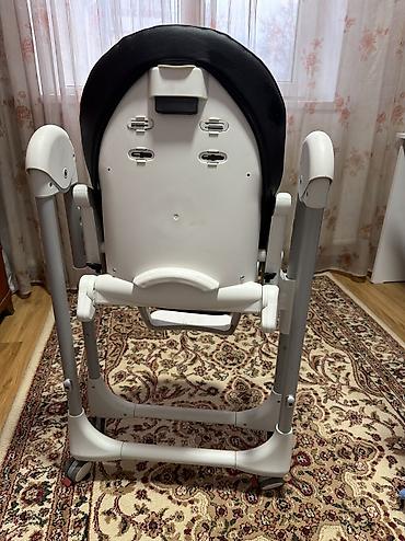 итальянский: Стульчик для кормления, Б/у, Peg perego, Пластик, Трансформер, цвет - Черный, Самовывоз — 6