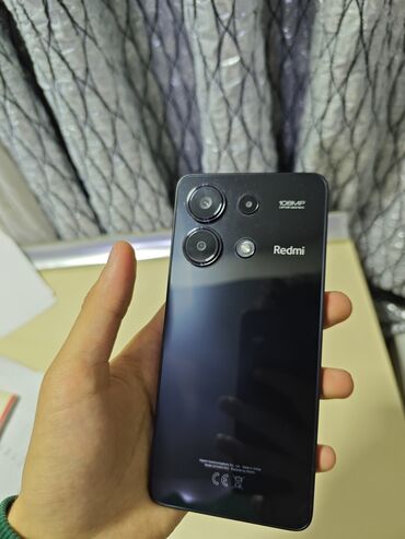 xioami 13: Redmi Note 13, 128 GB, rəng - Qara, Face ID, Sensor, Sənədlərlə