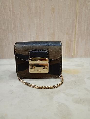 sac aksesuari: FURLA mini çanta/aksesuar OROGİNAL - Model: metal kilidli miniatür — 1