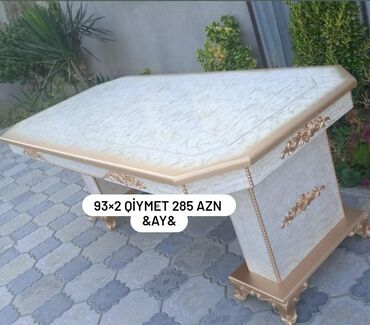 Sifarişlə mebel: *stol* *masa* Sifarisle hazirlanir olcu 93×2 ✔️ Qiymet 285 azn ✔️