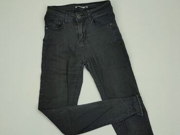 spódnice dżinsowe czarne: Jeans, XS (EU 34), condition - Good