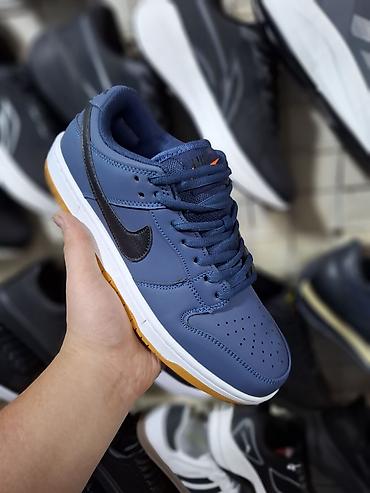 Мужские кроссовки, 36, 36.5, 37, Nike, Новый, цвет - Синий, Бесплатная доставка, Платная доставка