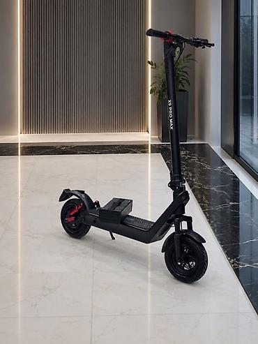 x9 skuter: Yeni Elektrik samokat 10", ≤ 250 Vt, 36 - 45 km/s, Ödənişli çatdırılma, Rayonlara çatdırılma — 1