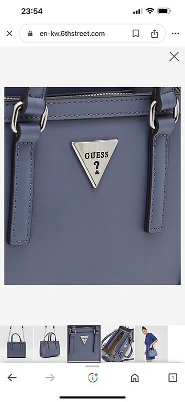 Çantalar: GUESS çiyin/əl çantası – mavi ton Etiketli ve tezedir. Orginal — 3