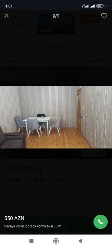 Uzunmüddətli kirayə mənzillər: Bəy otaq yoldaşı axrarıram, işliyən və təmizkar olmağı mütləqdi — 5