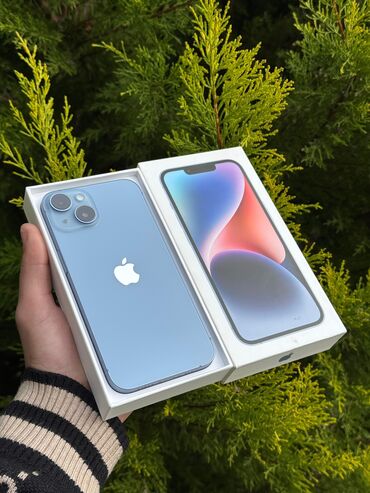 es 23 ultra qiymeti: IPhone 14, 128 GB, Pacific Blue, Zəmanət, Simsiz şarj, Face ID