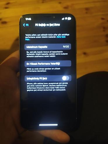 iphone 15 mavi: IPhone X, 256 GB, Ağ, Face ID — 2