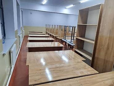 Парты: Парта, Новый, С полками, Для мальчика, Взрослая, ДСП, Платная доставка, цвет - Серый — 10