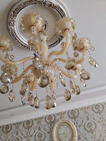 sud sagan pompa: Çılçıraq, 8 lampa, Keramika — 4