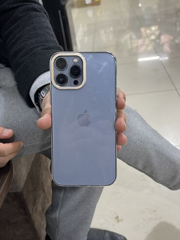 айфон 13 про купить бишкек: IPhone 13 Pro Max, Б/у, 256 ГБ, Blue Titanium, Стилус, Чехол, Зарядное устройство, 81 %