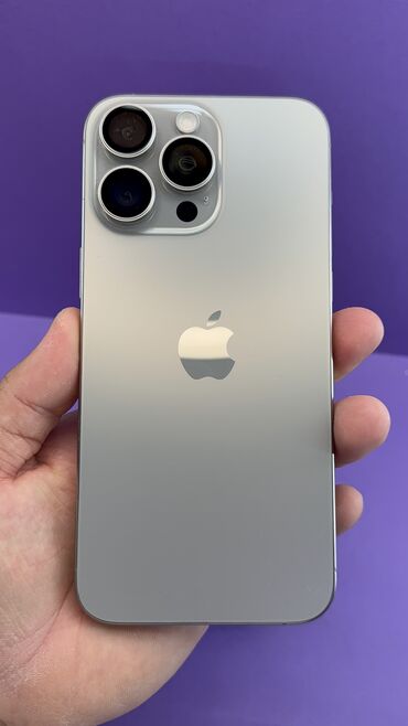 купить айфон в рассрочку: IPhone 15 Pro Max, Колдонулган, 512 ГБ, 90 %