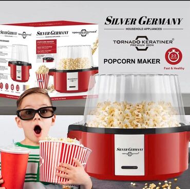 Ütülər və buxarlayıcılar: Silver Germany markalı qarğıdalı partlatma aparatı. Tornado Keratiner