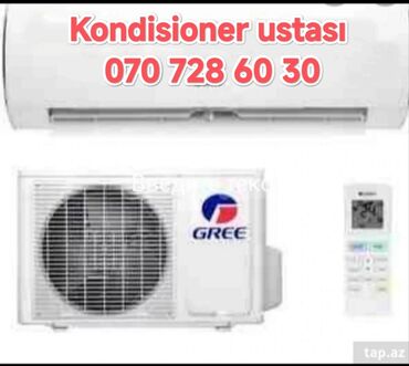 Kondisionerlər: Təmir, Split kondisionerlər, Təmizləmə