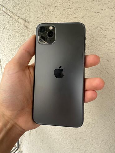 i̇phone 11: IPhone 11 Pro Max, 256 GB, Space Gray, Simsiz şarj, Face ID, Sənədlərlə