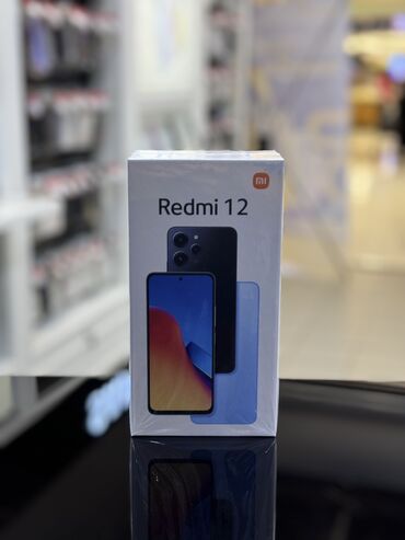 коробка redmi: Xiaomi, Redmi 12, Новый, 128 ГБ, 2 SIM