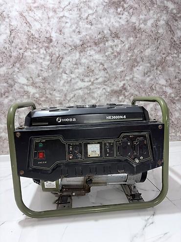 ucuz mal: Benzinli elektrik generatoru – Neva HE3600N-6 3-4 defe cemi islenilib — 1