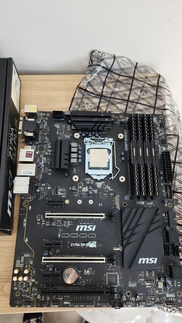 plata 1155: Материнская плата MSI MSI Z170A, Б/у