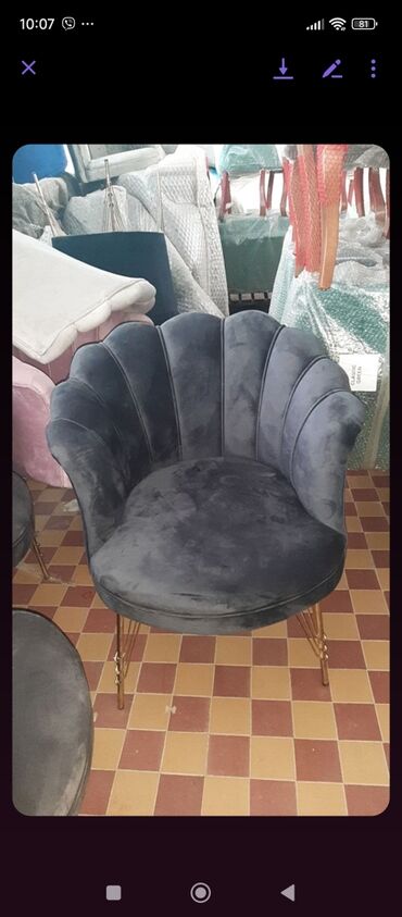 Fotelje: ⭐️Fotelja Shell ⭐️Cena 160e ⭐️Visina fotelje je 100 cm Sirina je 79cm na lalafo.rs — 7 Fotelje: ⭐️Fotelja Shell ⭐️Cena 160e ⭐️Visina fotelje je 100 cm Sirina je 79cm — 7