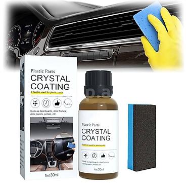 chevrolet salon: Avtomobil plastic hisselerini temizleyir, plactic qaraldan — 3