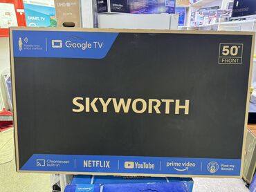 1 din магнитола с выдвижным экраном: Срочная акция!! Телик Телевизор Skyworth 50 QLED 50Q66G 130 см 50" 4k