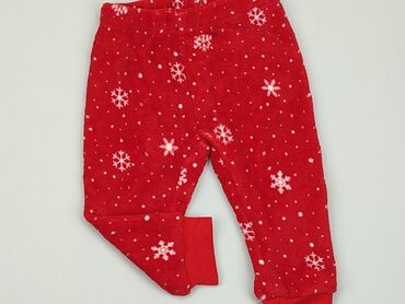 czerwone legginsy z wysokim stanem: Sweatpants, 6-9 months, condition - Very good