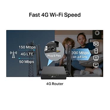 Модемы и сетевое оборудование: Tp-link Беспроводной 4G LTE маршрутизатор Надёжная сеть 4G – До 150 — 6
